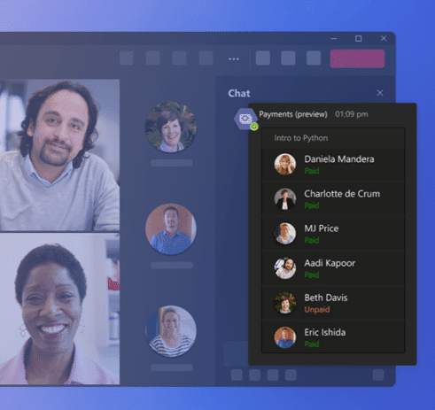 Meeting chat