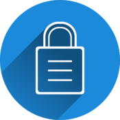 Free castle security locked vector